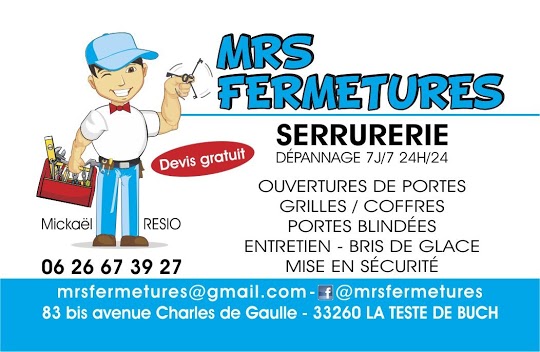 Mrs Fermetures Intervention Dépannage 24h/24 & 7j/7